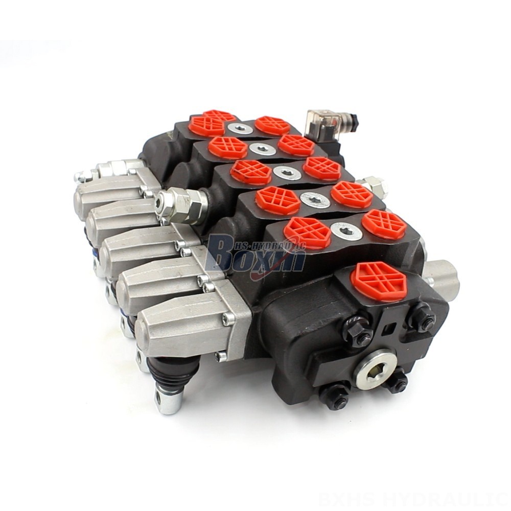 SD8-Electric Unloading Valve 5 Position 4 Solenoid 12v 24v Hydraulic Directional Control Valve main image
